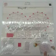Pink Paislee String Art Template Fancy Free Heart Scrapbook