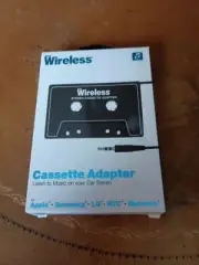 Just Wireless Cassette Adapter Music Car Stereo 3.5mm Jack Connector Brand New