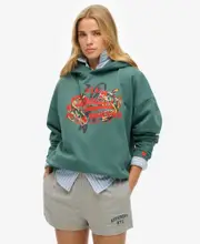 Vintage Logo Tokyo Relaxed Hood | Mallard Green