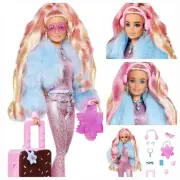 Barbie Extra Fly Doll, Snow-Theme Travel Clothes, In stock, Posable For OOAK