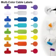 Writeable Wire Classification Storage Labels Reusable Charging Cord Ties Tags