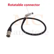 ARRI Alexa Rotatable 2Pin Hirose 4Pin Female SmallHD DP7 AC7 Monitor Power Cable