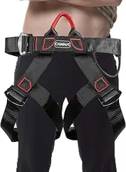 Rock Climbing Harness -Half Body Safety Belt | Mountaineering Rock Climbing Harness | Mountain Climbing Belt |Widen Protect Safety Harness for Mountaineering,Fire Rescuing,Tree Climbing