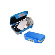 Portable Lock Box Safe Anti-Theft Mini Travel Safe Box with Code Security Case-Blue
