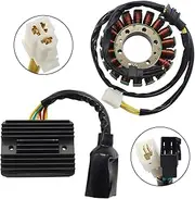 Motorcycle Magneto Stator Coil +Voltage Regulator Rectifier Compatible With VFR800 Interceptor VFR FiW/FiX 31120-MBG-003 31600-MBG-305