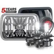 FIT Chevy Express Cargo Van 1500 2500 3500 1Pair 7x6 5x7 LED Headlights Hi/Lo