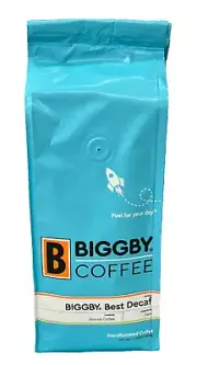 Biggby Best Decaf Blend Dark Roast Ground Coffee 12 oz