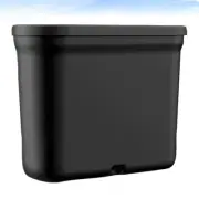 Trash Can Desk Small Storage Bucket Door Trash Organizer Automotive Waste Bin