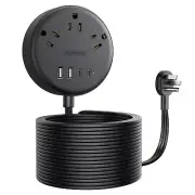 USB Extension Cord 25 Ft NTONPOWER Long Power Strip Flat Plug Extension Cord ...