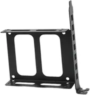 BaotyJie Double SSD Mounting Bracket 2.5 inch SSD Tray with Screw Sturdy Metal HDD Dock, Black