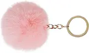 [Generic] Fuzzy Ball Exquisite Small Key Rings Multi-functional Delicate Key Chains Women for Children Adults Elderly Students