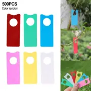 Plant Lable With Hole For Garden Hanging Marker Sign Plastic Random Color