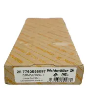 Weid muller 7760056097 DRM570024LT 24 Dc 5A/250 (Lot Of 8)