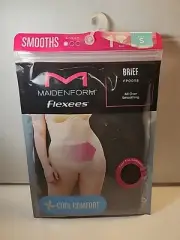 Maidenform Brief Flexees Cool Comfort Smooths Black Small