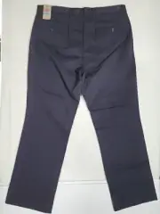 Dockers Mens Classic Fit Flat Front Khaki Pants Blue 36 x 32 - NWT