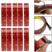 10X Auto Tape Acrylic Foam Double Sided Back Car Mounting Adhesive 10ft x 0.8in