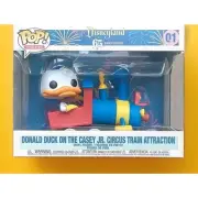 Funko Pop Trains Disneyland 65th Donald Duck On Casey Jr. Train #01 Excellent