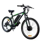 TDR 29 Inch 36V 250W Electric Bike Mountain Bicycle eBike with 10Ah Lithium Battery Alloy Frame Hydraulic Disc Brakes Front Suspension Shimano 7-Speed Thumb Throttle Pedal Assist