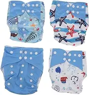 CIMAXIC Nappies Newborn Pack 4pcs Breathable Diaper Pants Absorbent Pads for Training