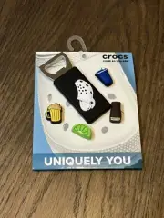 Crocs Charms Jibbitz Cheers 5 Pack -Bottle Opener, Beer, Lime, solo cup