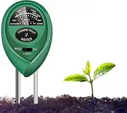MCP Soil Test Kit, 3-in-1 Soil Tester pH Moisture Meter Plant Water Light Tester Testing Kits for Garden Plants