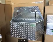 1200*550*510MM Heavy Duty Draw Bar Aluminium Tool Box for Trailer Truck Camper Ute - Chest and Toolbox