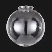 B&P Lamp® 10" Clear Glass Industrial Style Pendant Shade, 4" fitter