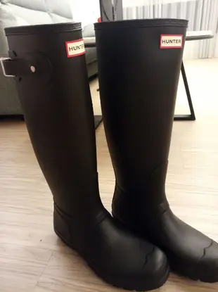 『全新』Hunter Boots Original  Tall 黑色霧面威靈頓雨鞋