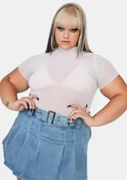 Chill Miss Lil Preview Sheer Top