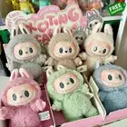 POP MART LABUBU The Monsters Etciting Macaron Plush Dolls Figure Toy Blind Boxes