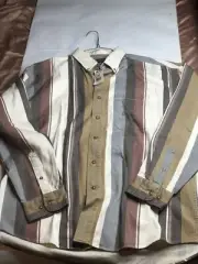Vintage Shirt High Sierra Mervyns Striped Heavy cotton Size XL 80s 90s retro