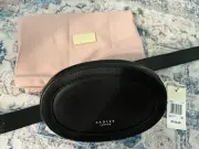 Radley London Hazel Grove Small Zip Around Black Leather Fanny Pack Exclusive