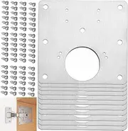 Gas Struts Cabinet Hinge Repair Panel Kitchen Hinge Repair Panel Cabinet Furniture Hidden Hinge Repair Kit 12Pack L90mm