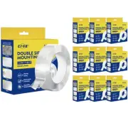 EFOK 10 Packs Double Sided Tape Heavy Duty, Nano Tape Mounting Tape Clear Mul...