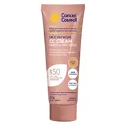 Cancer Council Face Day Wear Cc Cream Light Tint 50G Spf50+