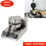 Carnival King WSM11 Non-Stick Single Waffle Maker with Timer - 120V