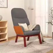 Relaxing Chair Armchair Office Chair Computer Chair Light Grey Fabric vidaXL