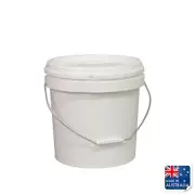 Food Safe Pail Bucket With Lid 10L Okka Ingredient Tub Container Oil