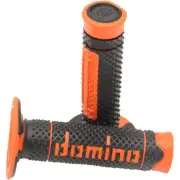 Domino Black/Orange Diamonte Dual Compound Grips | A26041C4540