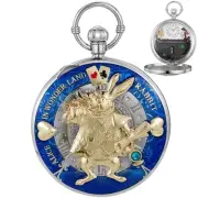 Musical Pocket Watch Quartz Movement Large Size Watch with Chain Women Men Gi...