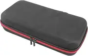 Wireless Microphone Case, Shockproof Drop Proof EVA Zipper Bag with Sponge Filling, Multi Layer Space, Equipment Protector Case for Travel Outing, Black