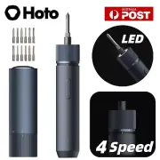 HOTO Electric Screwdriver Cordless Power Precision Repair Tool Drill Set LED USB