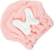 HONMEET Hair Dry Towel Hat Water Absorption Lightweight Dry Hair Cap for Women