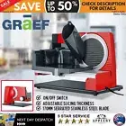 Graef Electric Food Slicer Meat Slices Deli Vegetables Fruit Bread Cutter SKS110