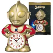 SEIKO ULTRAMAN Tsuburaya Productions 50th Model Talking Alarm Clock Gold New
