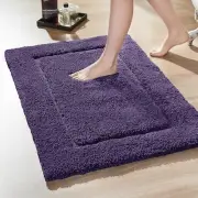 Bath Mat - Toilet Rugs U Shaped, Extra Soft 20x24 Inch Contour Rug Dark Purple