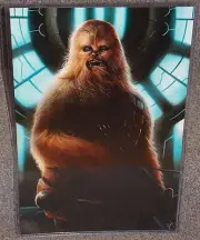 Star Wars Chewbacca Glossy Art Print 11 x 17 In Hard Plastic Sleeve