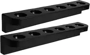Abaodam 1 Pair Billiard Stick Holder Plastic Rack for Efficient Storage Durable Billiards Accessories for Enthusiasts Stylish Pool Table Wall Mount Robust Pool Rest