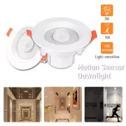 5W/7W/9W PIR Sensor Motion LED Downlight Night Light Recessed Ceiling Spot Lamp