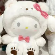 New Sanrio Hello Kitty Kuromi Cinnamoroll Pochacco Plush Doll Cute Kt Cat Plush Toy Kids Gift Christmas Gift K 25cm